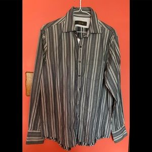 Tasso Elba Boy’s long sleeve stripe shirt